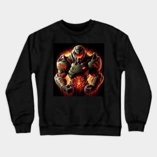 Doom Guy Bloody Fist Crewneck Sweatshirt